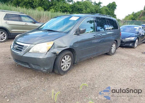 2008 Honda Odyssey Ex-L z USA, uszkodzony, nr VIN 5FNRL38738B068601